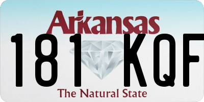 AR license plate 181KQF