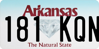 AR license plate 181KQN