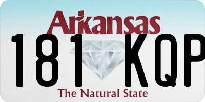 AR license plate 181KQP