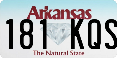 AR license plate 181KQS