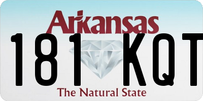 AR license plate 181KQT