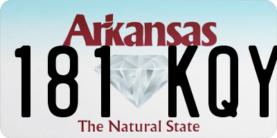 AR license plate 181KQY