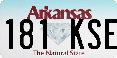AR license plate 181KSE