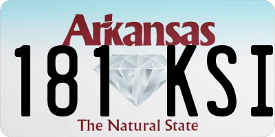 AR license plate 181KSI