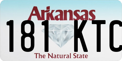AR license plate 181KTC