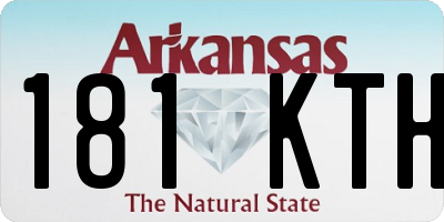 AR license plate 181KTH