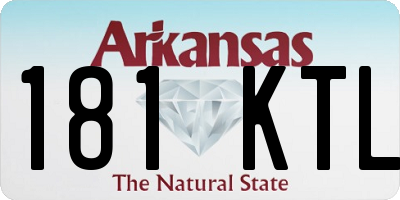 AR license plate 181KTL