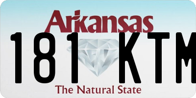 AR license plate 181KTM