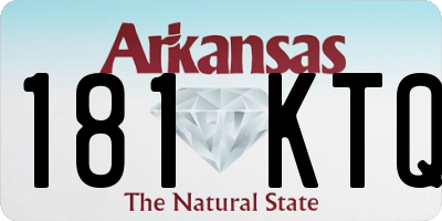 AR license plate 181KTQ