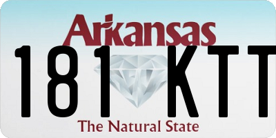 AR license plate 181KTT