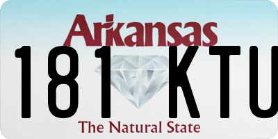AR license plate 181KTU