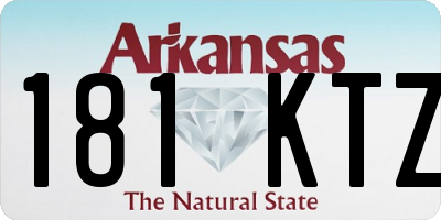 AR license plate 181KTZ