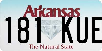 AR license plate 181KUE