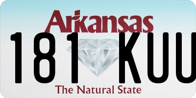 AR license plate 181KUU