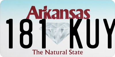AR license plate 181KUY