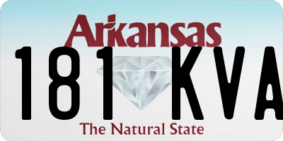 AR license plate 181KVA
