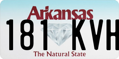 AR license plate 181KVH