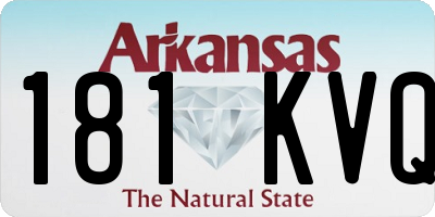 AR license plate 181KVQ