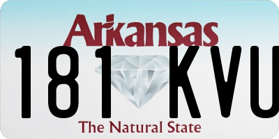 AR license plate 181KVU