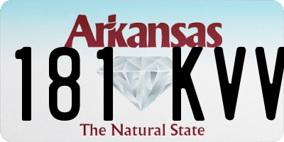 AR license plate 181KVV