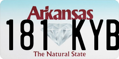 AR license plate 181KYB