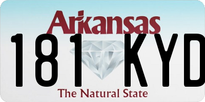 AR license plate 181KYD
