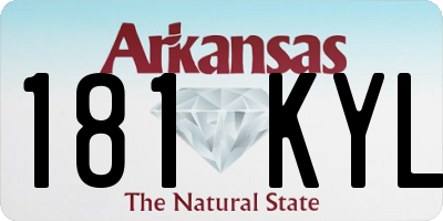 AR license plate 181KYL