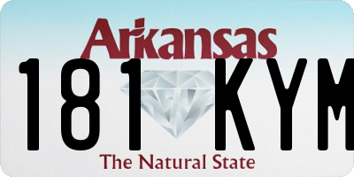 AR license plate 181KYM