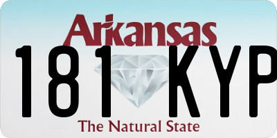 AR license plate 181KYP