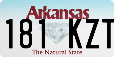 AR license plate 181KZT