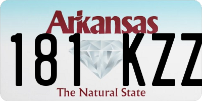 AR license plate 181KZZ