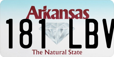 AR license plate 181LBV