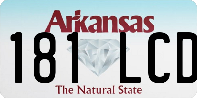 AR license plate 181LCD