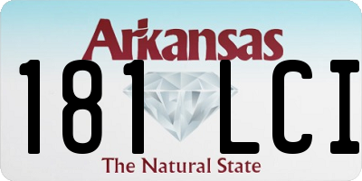 AR license plate 181LCI