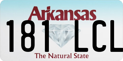 AR license plate 181LCL
