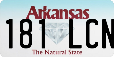 AR license plate 181LCN