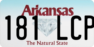 AR license plate 181LCP