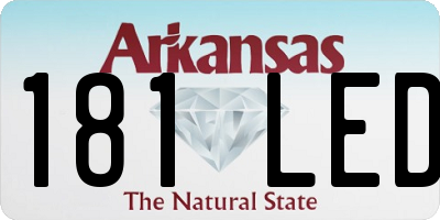 AR license plate 181LED