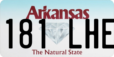 AR license plate 181LHE