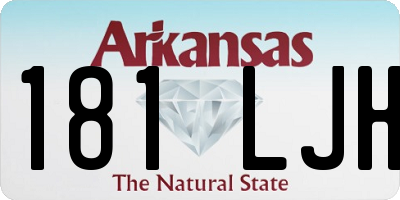 AR license plate 181LJH