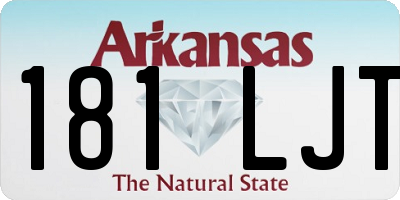 AR license plate 181LJT