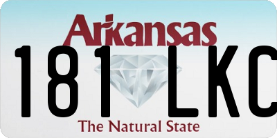 AR license plate 181LKC