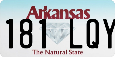 AR license plate 181LQY