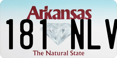 AR license plate 181NLV