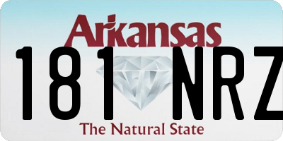 AR license plate 181NRZ