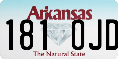 AR license plate 181OJD