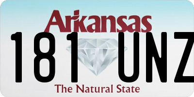 AR license plate 181UNZ