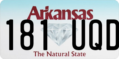 AR license plate 181UQD