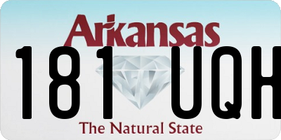 AR license plate 181UQH