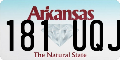 AR license plate 181UQJ
